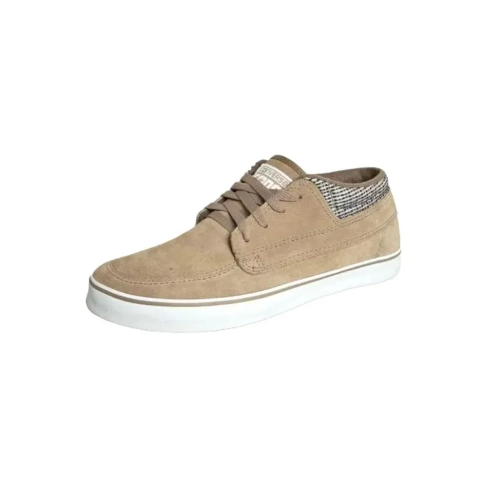 Converse Cons Sea Star LS Mid Beige Sneakers - Size M/7.5 W/9 - Picture 1 of 8